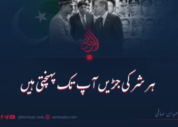 ہر شر کی جڑیں آپ تک پہنچتی ہیں