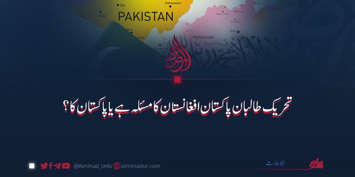 تحریک طالبان پاکستان افغانستان کا مسئلہ ہے یا پاکستان کا؟