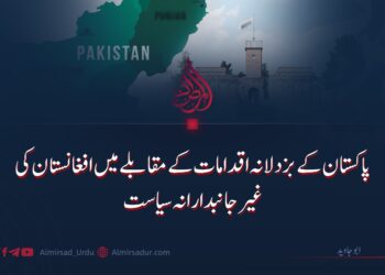 پاکستان کے بزدلانہ اقدامات کے مقابلے میں افغانستان کی غیر جانبدارانہ سیاست
