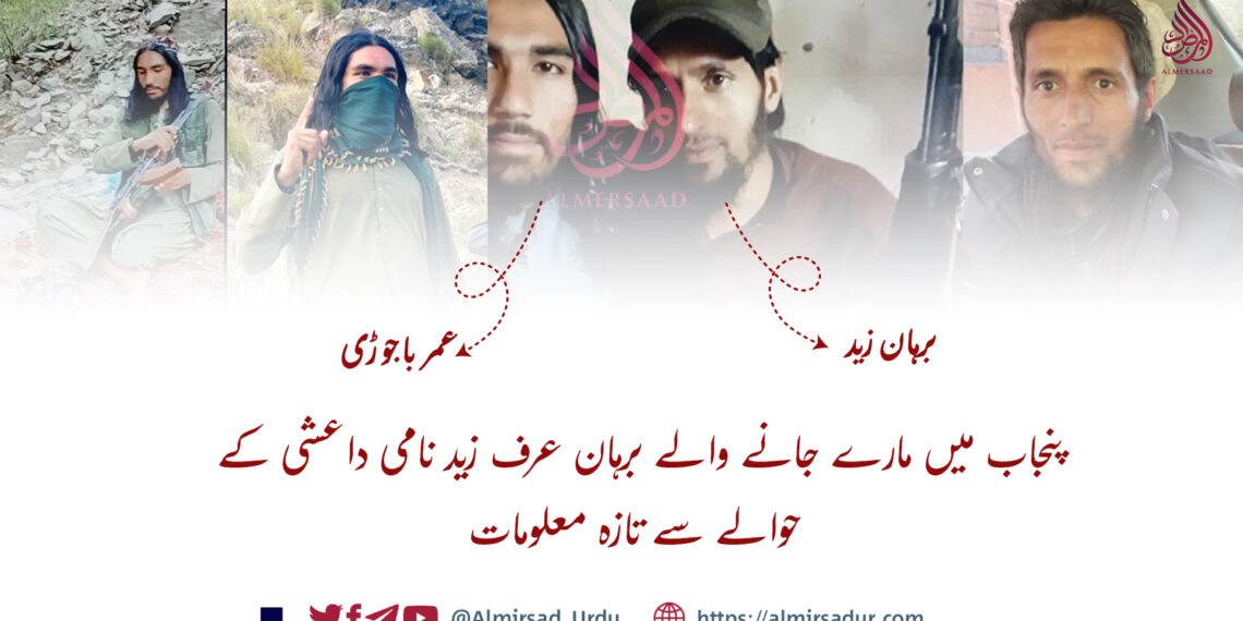 برہان (زید) نامی ہلاک ہونے والے داعشی کے بارے میں تازہ معلومات