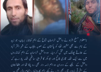 پاکستان: داعش خراسان کا اہم کمانڈر برہان عرف زید پنجاب میں نامعلوم مسلح افراد کے ہاتھوں قتل