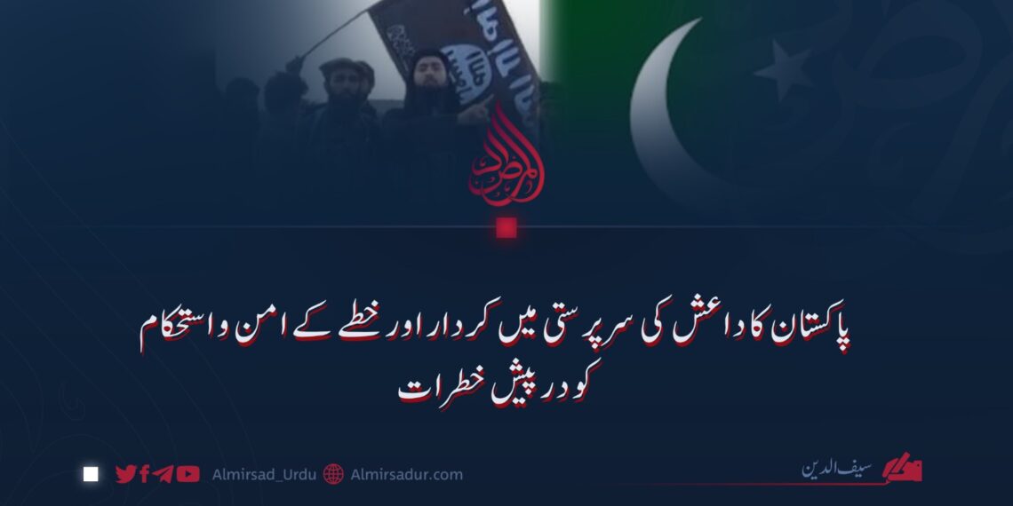 پاکستان کا داعش کی سرپرستی میں کردار اور خطے کے امن و استحکام کو درپیش خطرات