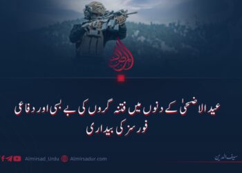 عید الاضحیٰ کے دنوں میں فتنہ گروں کی بے بسی اور دفاعی فورسز کی بیداری