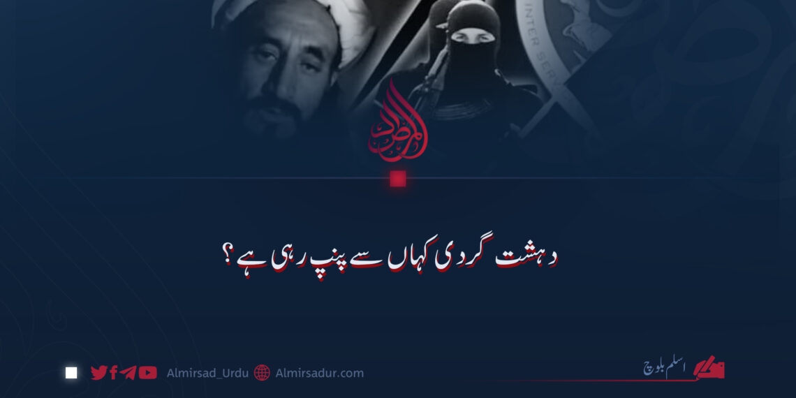 دہشت گردی کہاں سے پنپ رہی ہے؟