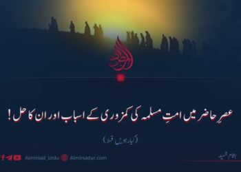 عصرِ حاضر میں امتِ مسلمہ کی کمزوری کے اسباب اور ان کا حل! گیارہویں قسط