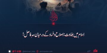 اسلام میں بغاوت: اصلاح و فساد کے درمیان حدِ فاصل!