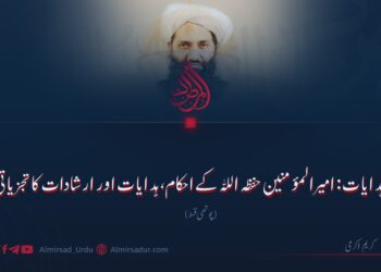 اصلاحی ہدایات: امیرالمؤمنین حفظہ اللہ کے احکام، ہدایات اور ارشادات کا تجزیاتی مطالعہ چوتھی قسط